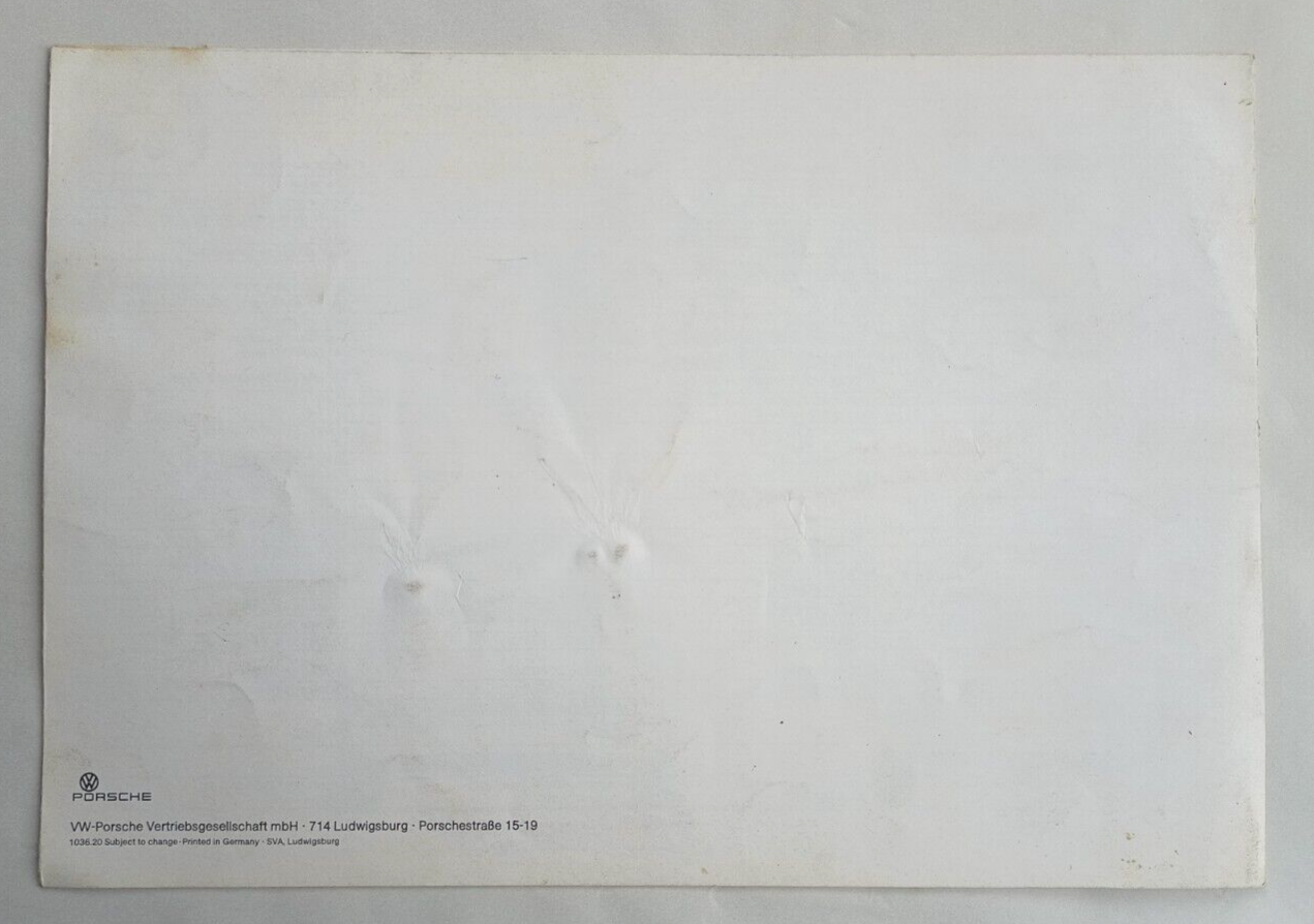 Original Vintage Porsche Carrera 2.7 911 marketing sales advertising brochure19