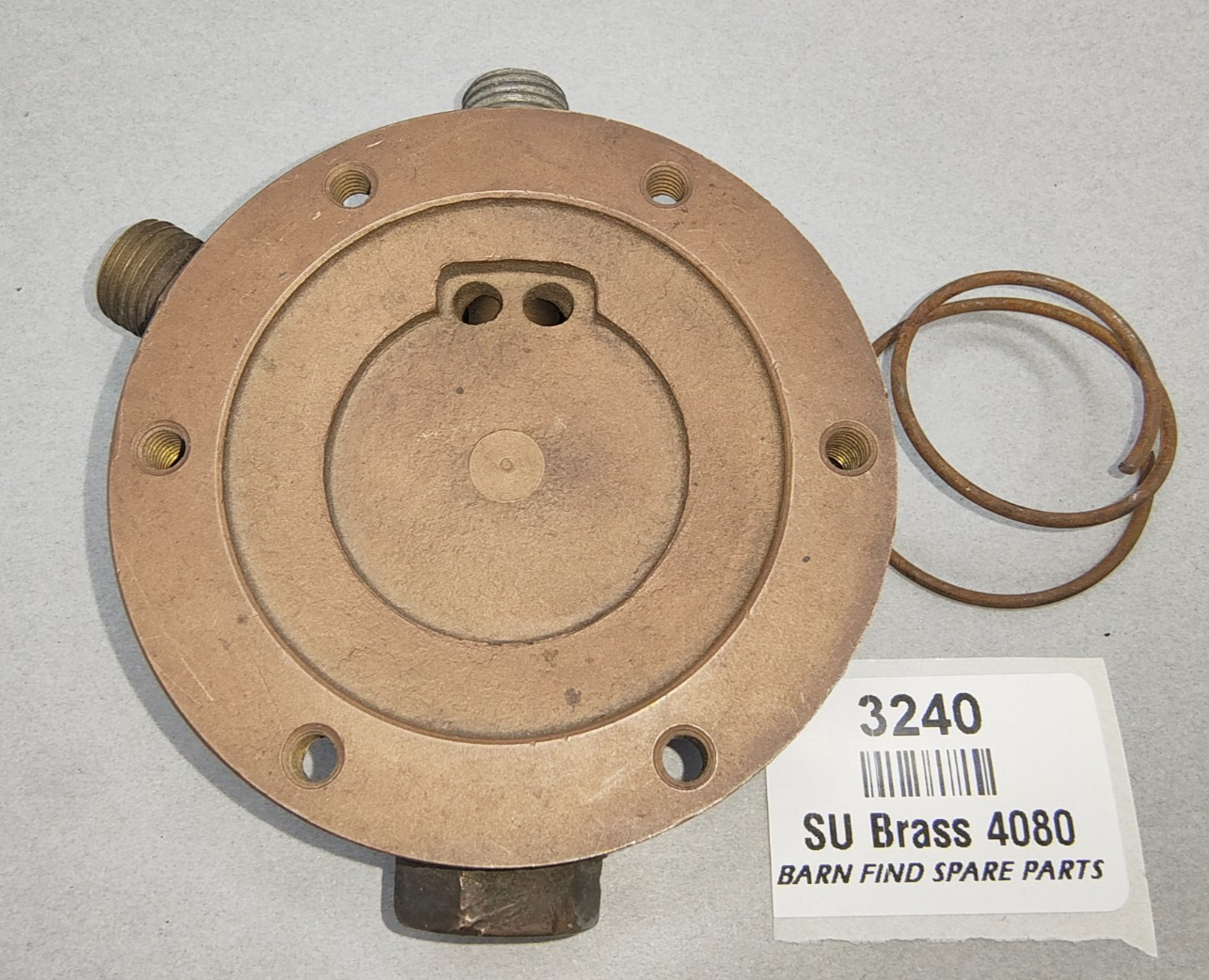 SU Type L  Brass Body Fuel Pump AUA 4080  style stamped B 2 -1946 February & 7685
