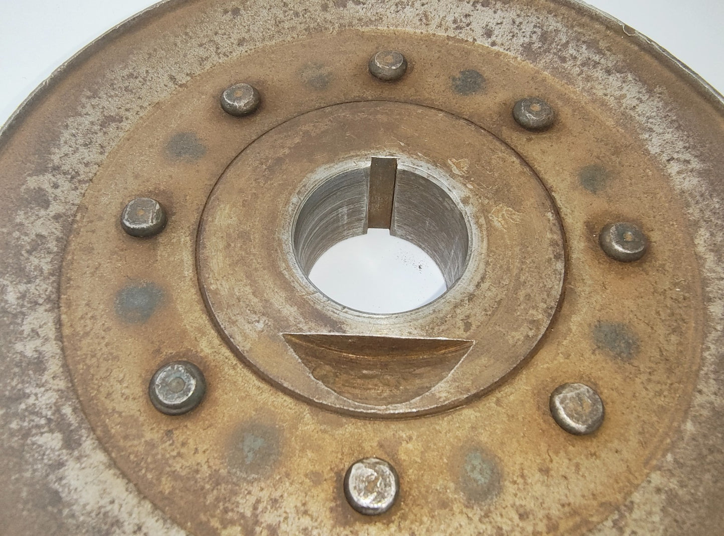 MG CRANKSHAFT PULLEY Genuine 3 part Pressed steel & Riveted type 460450 /12H7725