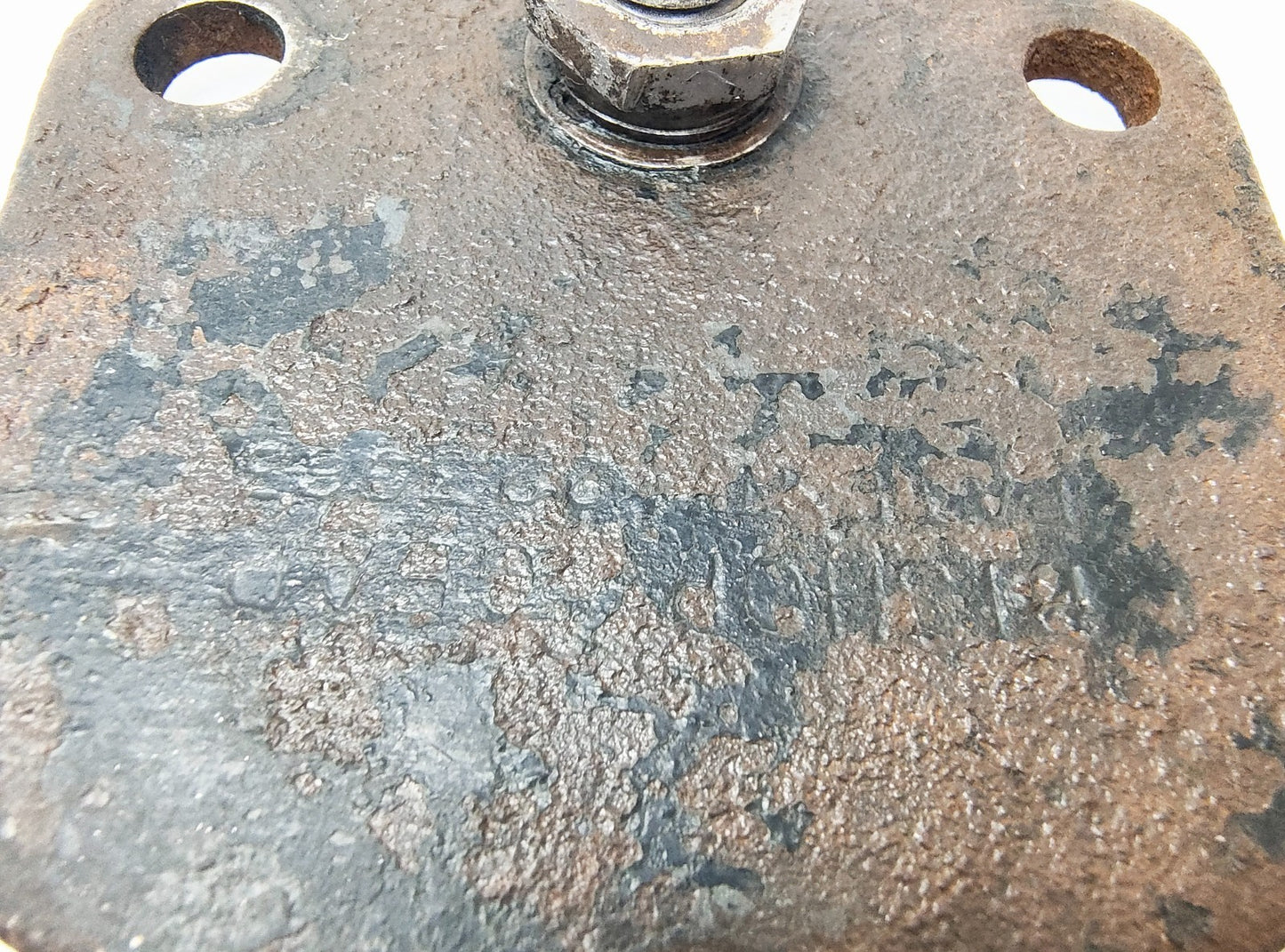 Bishop Gear Steering Box Cover Plate Good Used 260-100 Suits MG TA - TC inc adj.6
