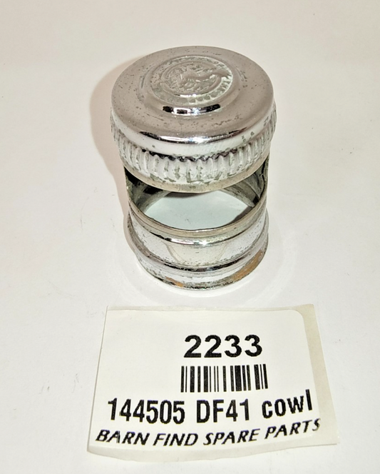 Vintage King of the Road chrome Dash Lamp cowl for DF41 Good Used 1445050