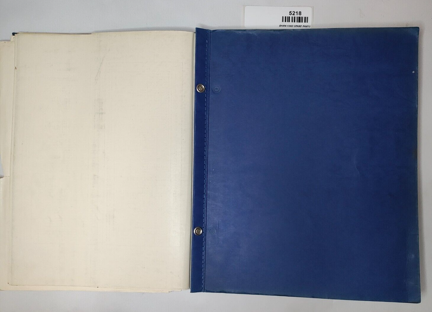 Original Riley 1 1/2 litre RMA Original Illustrated List of Service Parts 195115