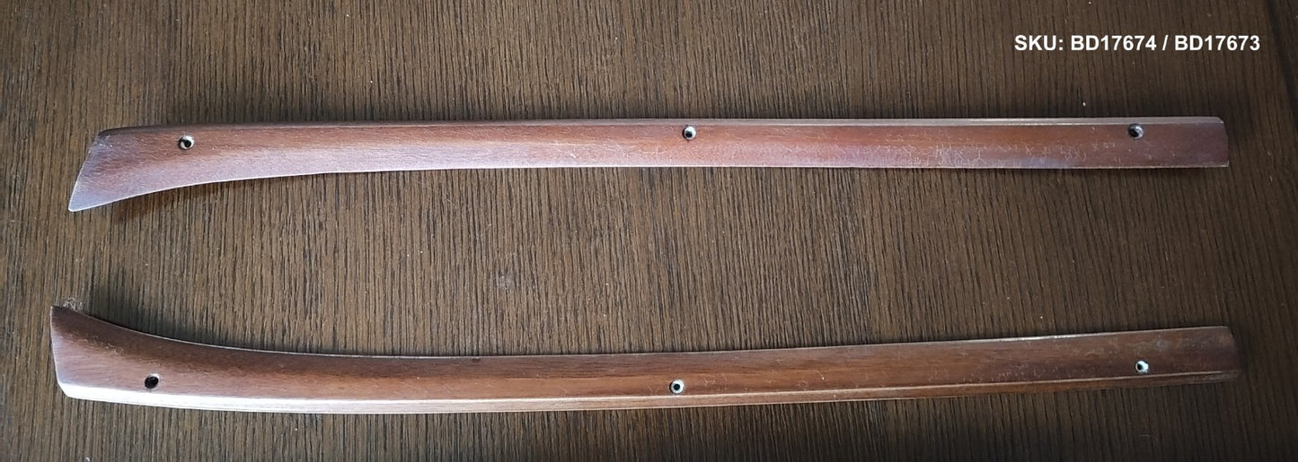 Jaguar MK2 matching Wood Capping top right & left of windscreen BD17674  BD176730