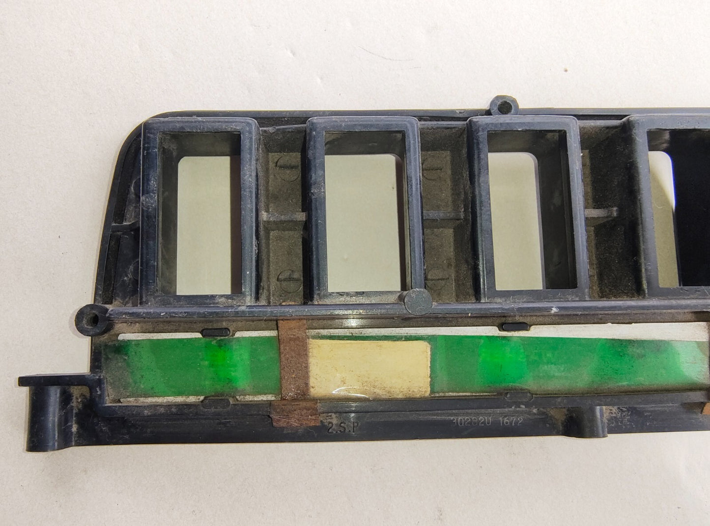 Original Lucas Jaguar XJ6 Dash Switch Panel Middle Console - used 30282U 16725