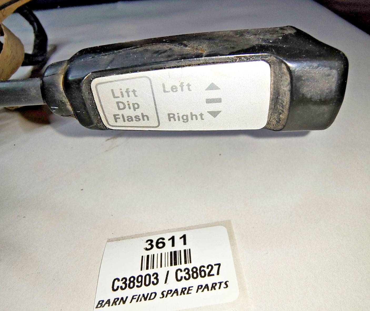 Lucas Jaguar XJ Indicator/Light Dip Flash Wiper 2 Stalk Control Unit Used3