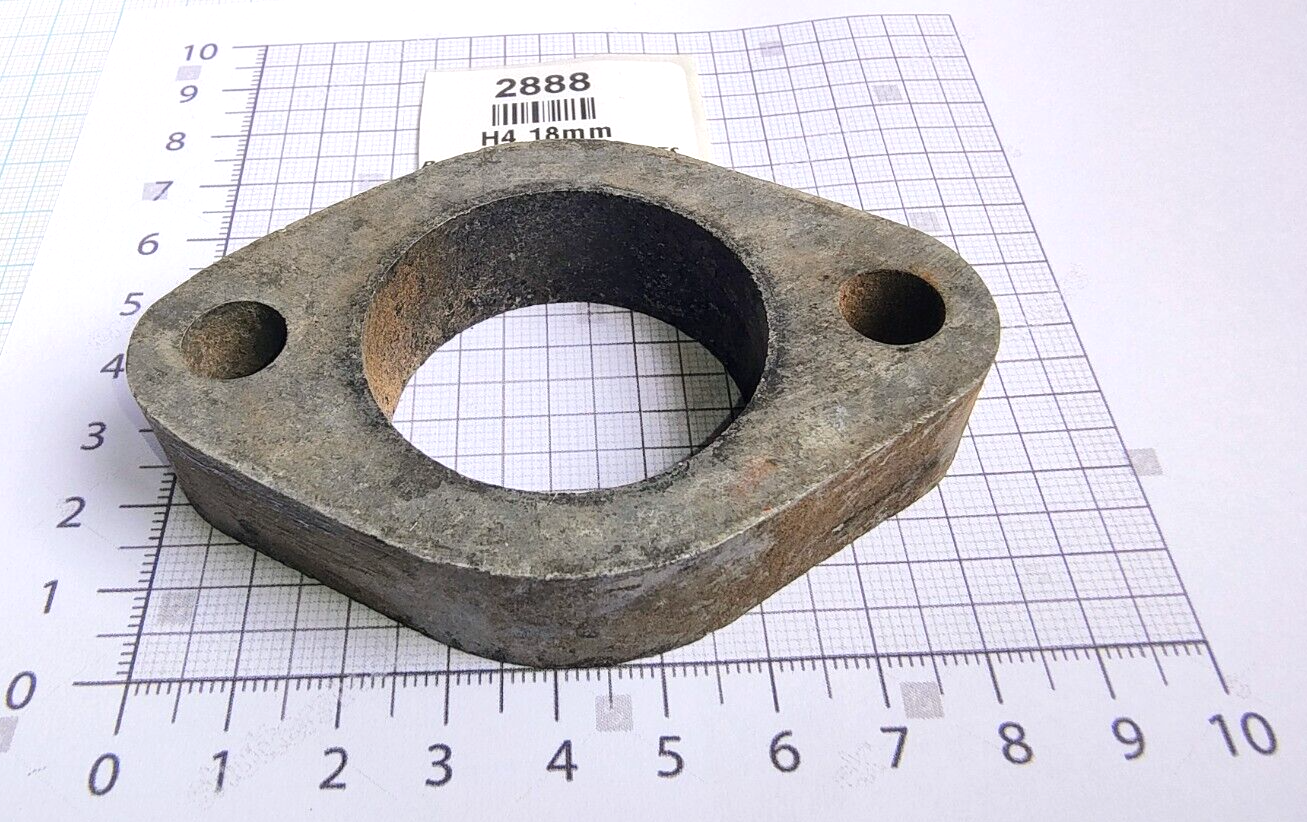 SU H4 carb 1.5 1 1/2 " aluminium spacer / insulator block 18mm, used1