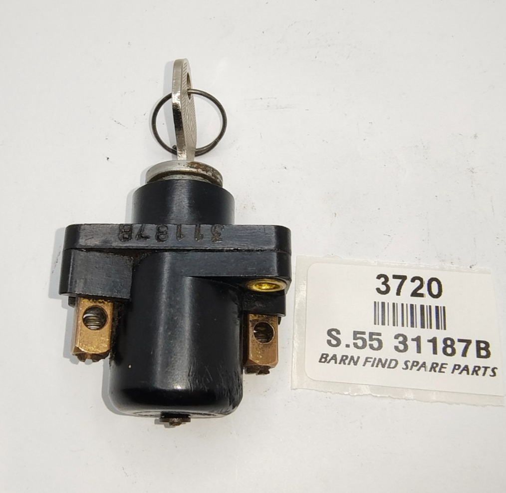 Lucas Original used working Ignition Switch S.55 31187B with key1