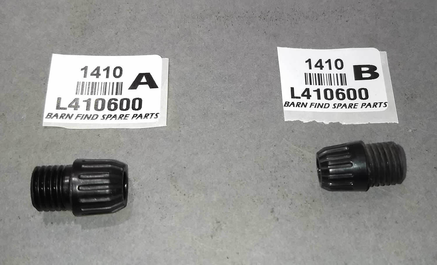 Lucas Acorn Nuts L410600 2 slightly different styles we have 9 x A & 6 x B1