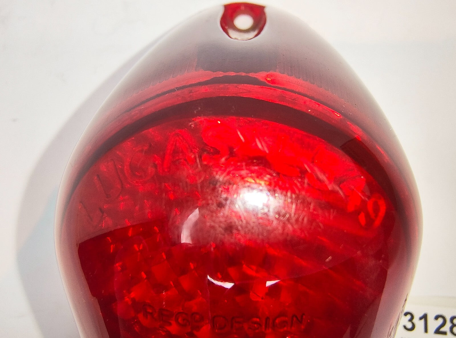 Original Lucas L549 574635 Rear Light Lens - Suits Morris Minor MGA Triumph TR36