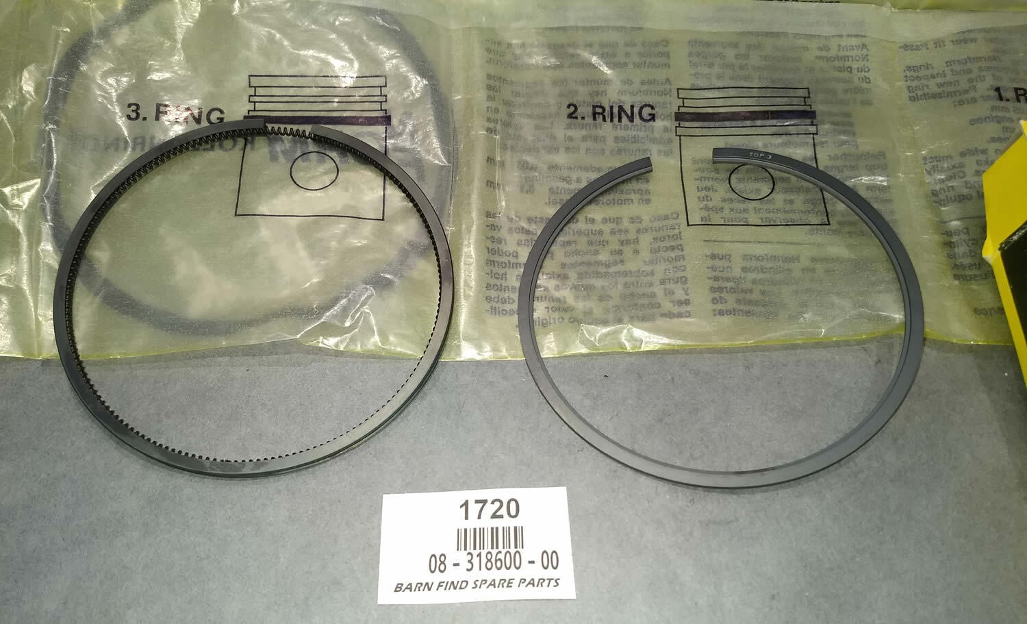 Porsche Piston Rings 08-318600-002