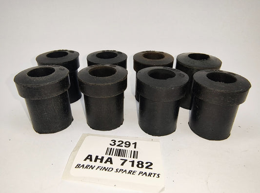 Shackle Rubber Bush set of 8 AHA 7182  AHA7182 New Old Stock0