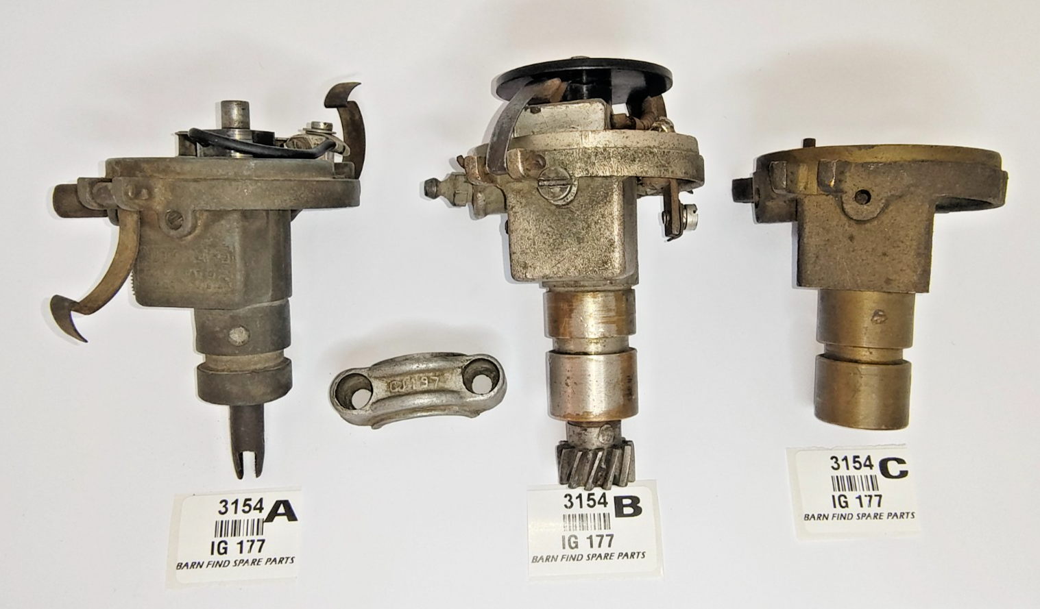Autolite Auto-lite used distributors from the 1920's  Job Lot of 3 IG- 1770