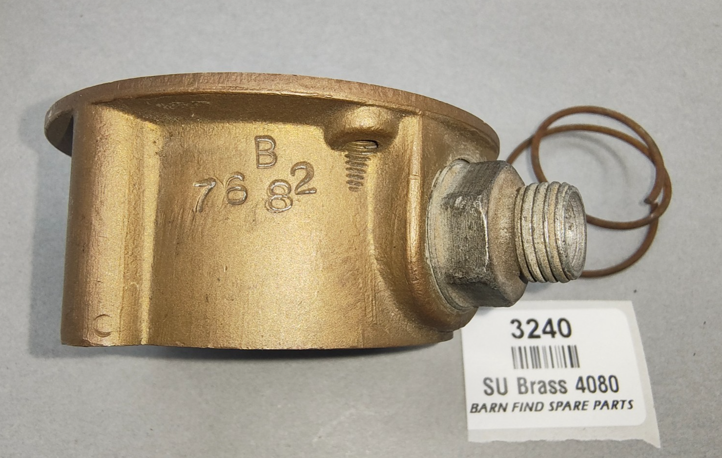SU Type L  Brass Body Fuel Pump AUA 4080  style stamped B 2 -1946 February & 7686
