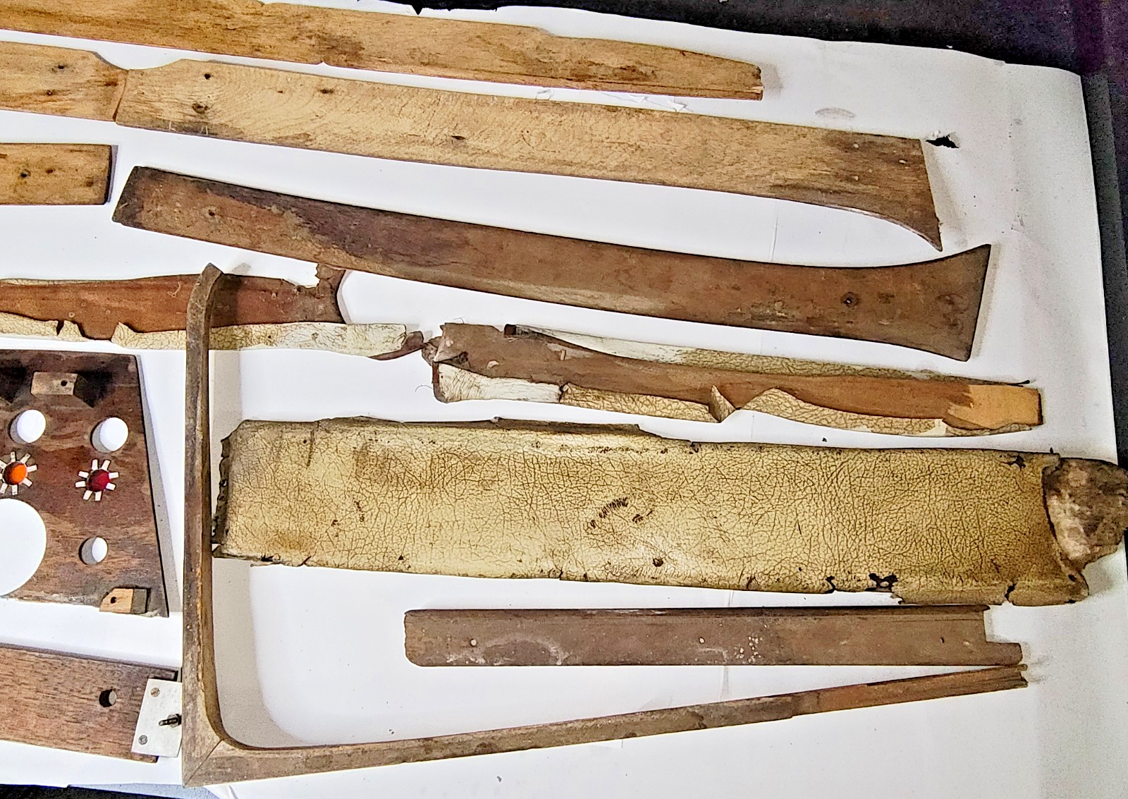 Original Bristol 400 interior trim - 15 pieces from Bristol 400 Chassis 64023