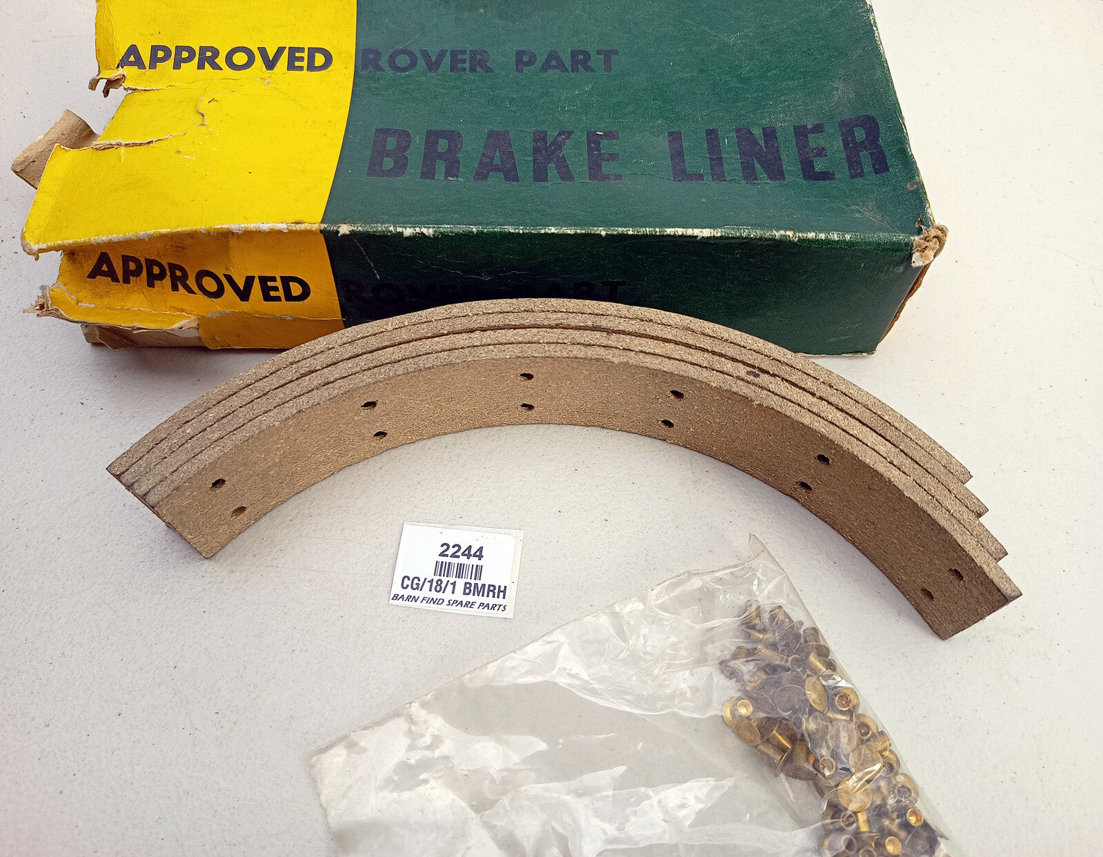 Brake Shoe Pad for Rover, CG/18/1 BMRH. New Old Stock0