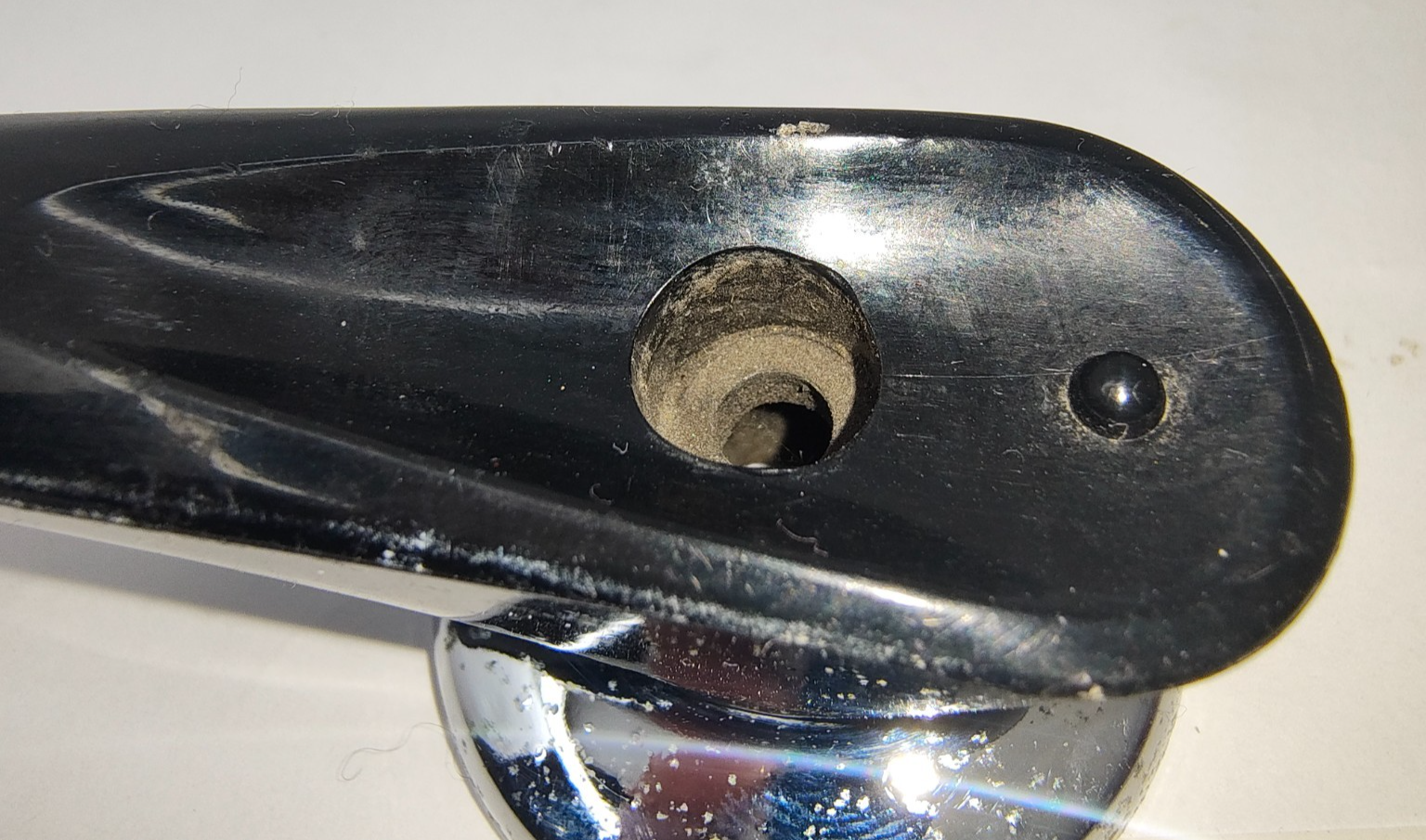 Original used MGB Mini Cooper Door handle opening black 472-2502