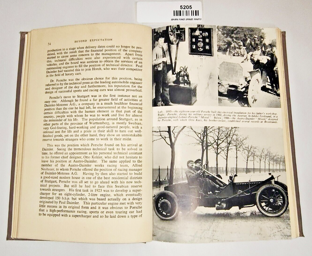 Beyond Expectation "The Volkswagen Story" book by  K.B. Hopfinger 1954 First Ed11