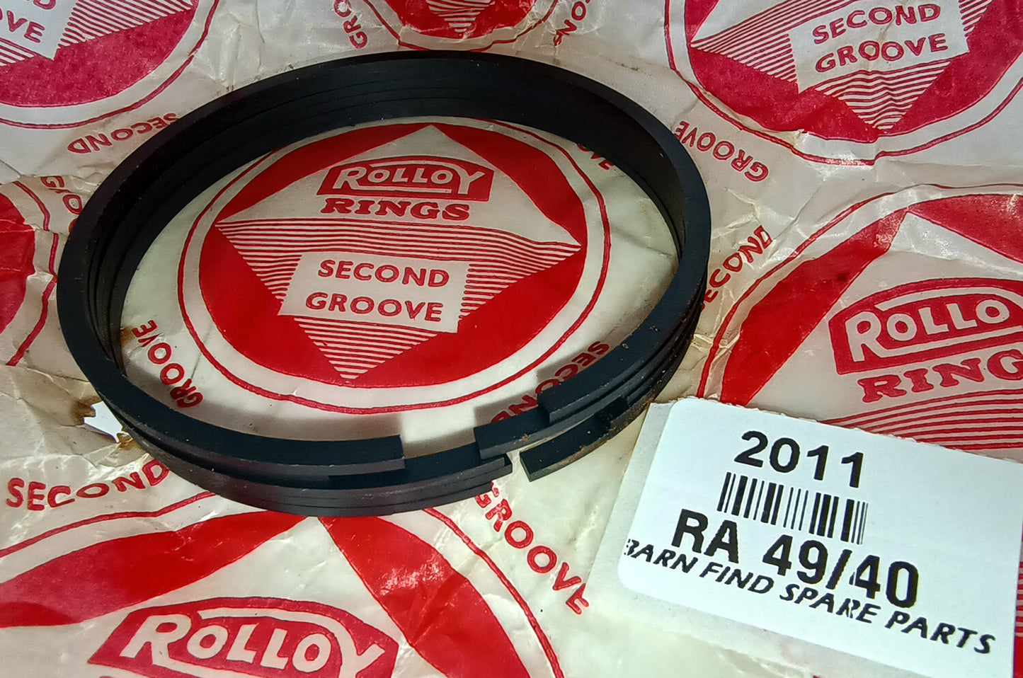 Original New Old Stock RA 49 40 piston ring set - Rover / British Leyland3