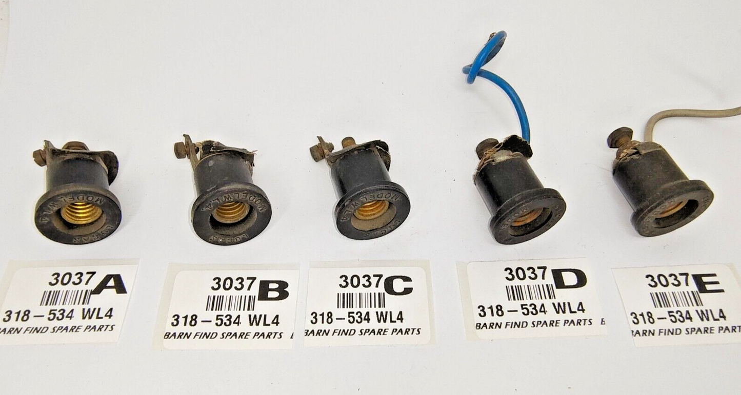 Original vintage Lucas used Warning Lamp WL4 Jaguar 318-534 sold individually2