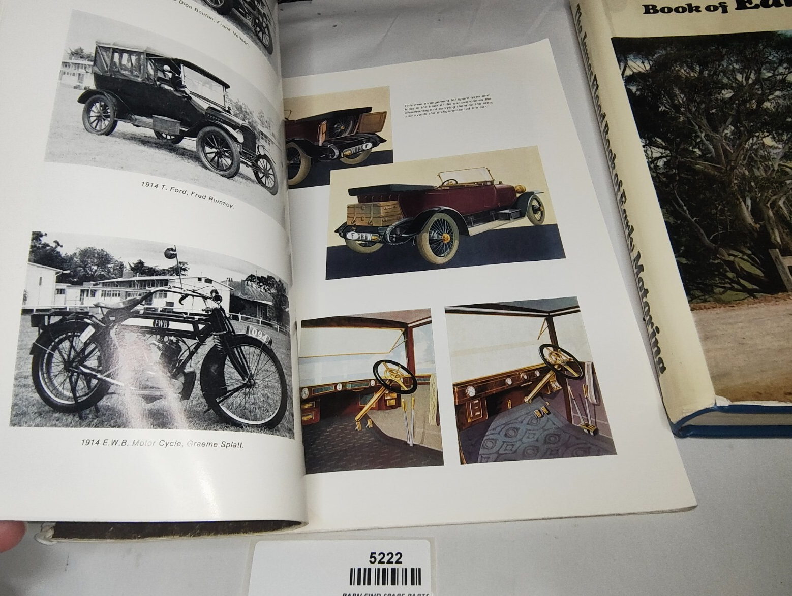 Signed 1st Edition The James Flood Book of Early Motoring Hardcover 196822
