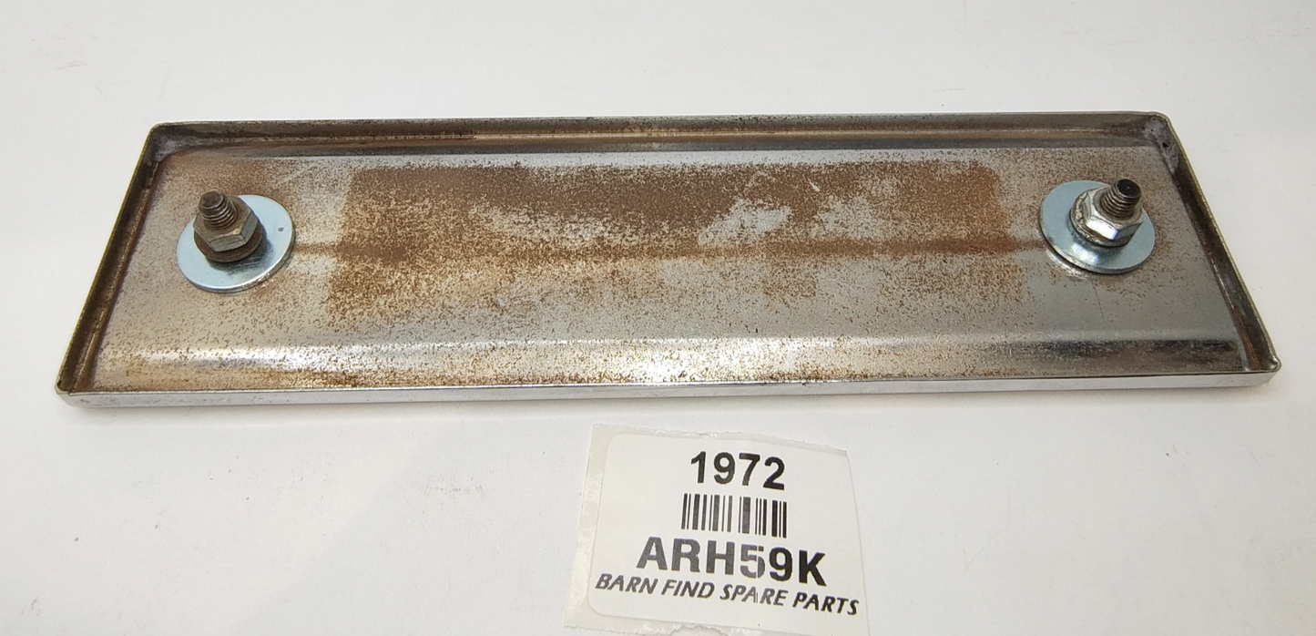 Original Used chrome black vinyl radio aperture blanking plate ARH59K various MG2
