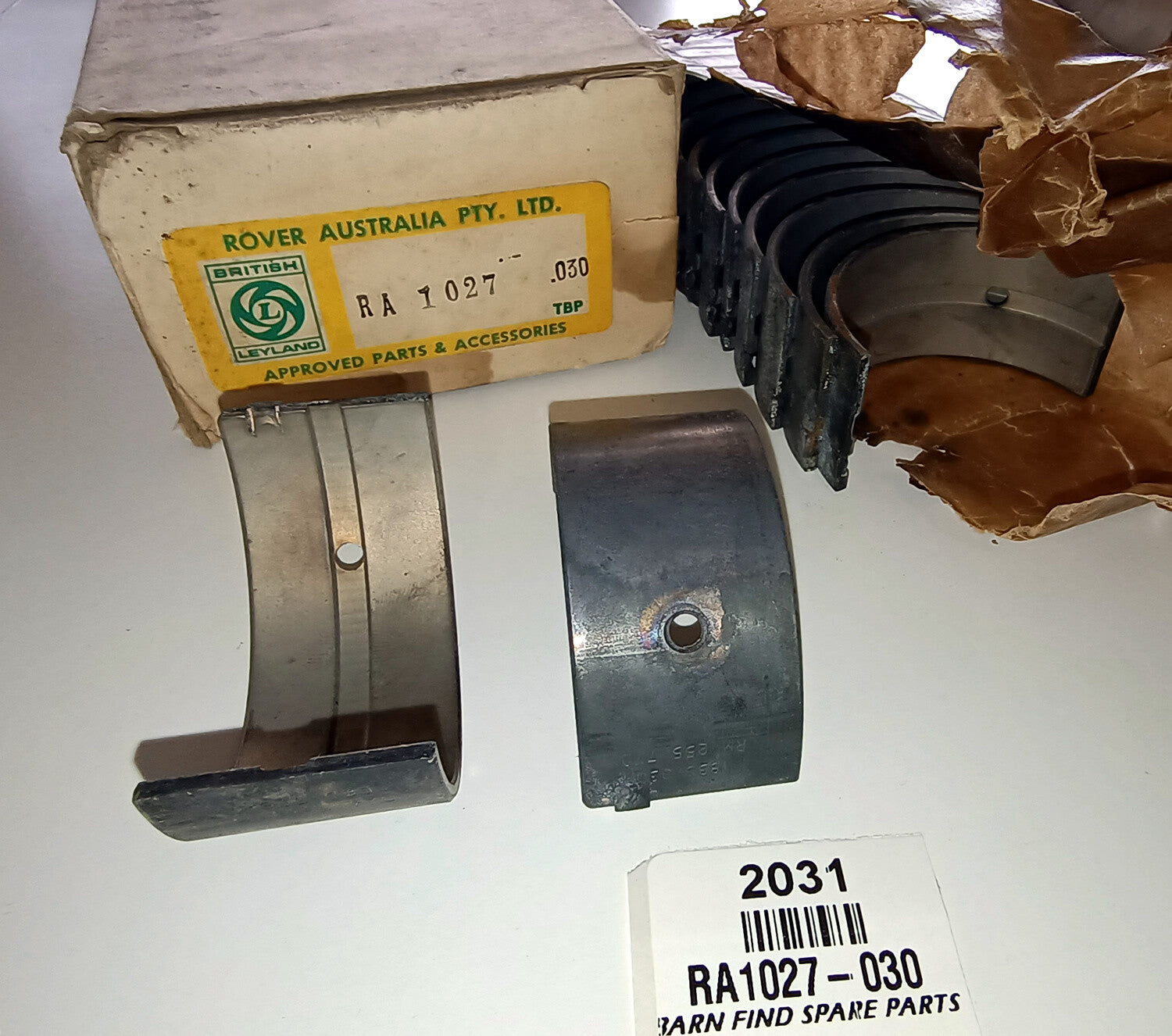 NOS Rover Australia Bearing set RA1027-030 Stamped  1833 030  RM 255 7701