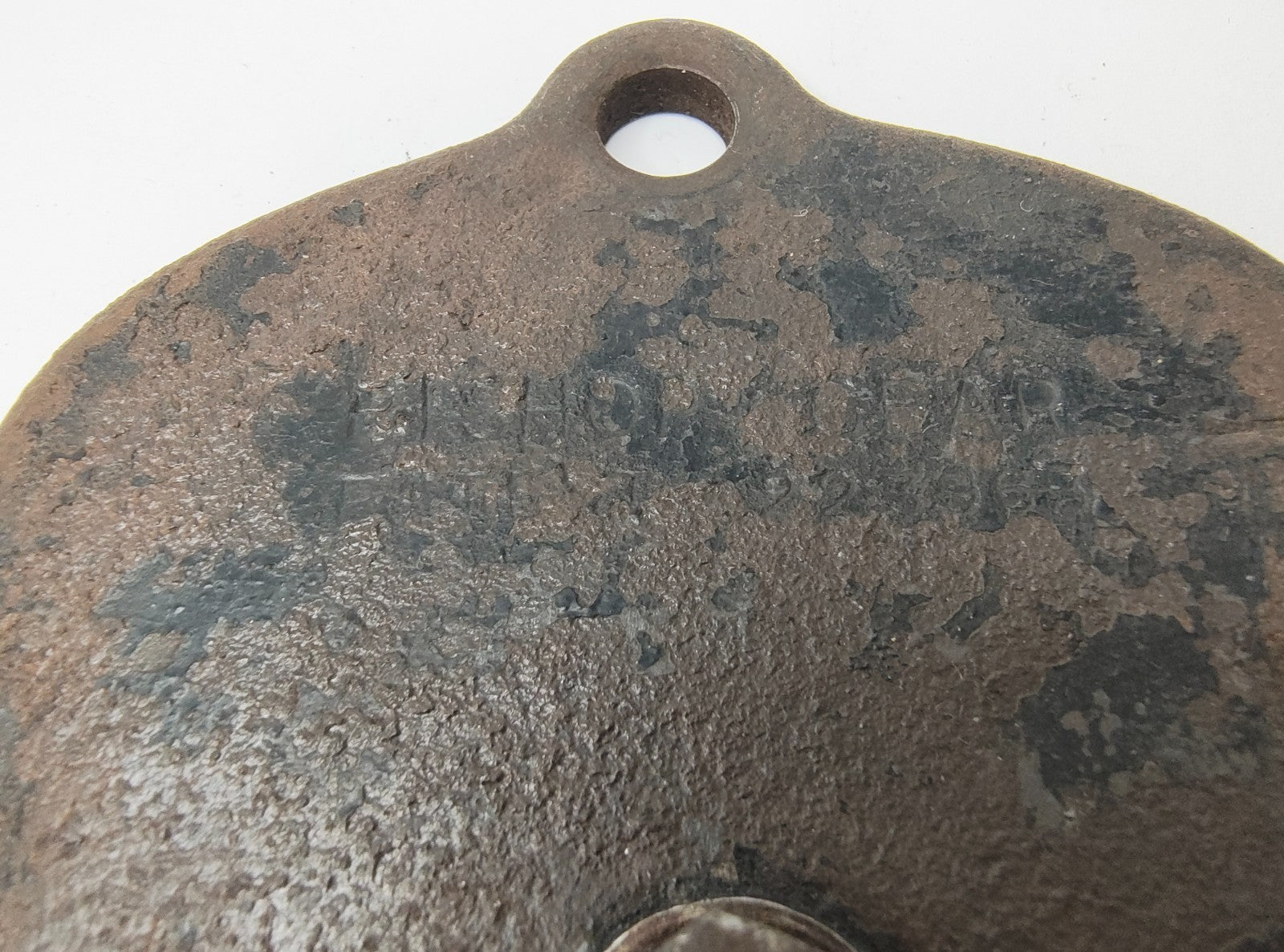 Bishop Gear Steering Box Cover Plate Good Used 260-100 Suits MG TA - TC inc adj.5