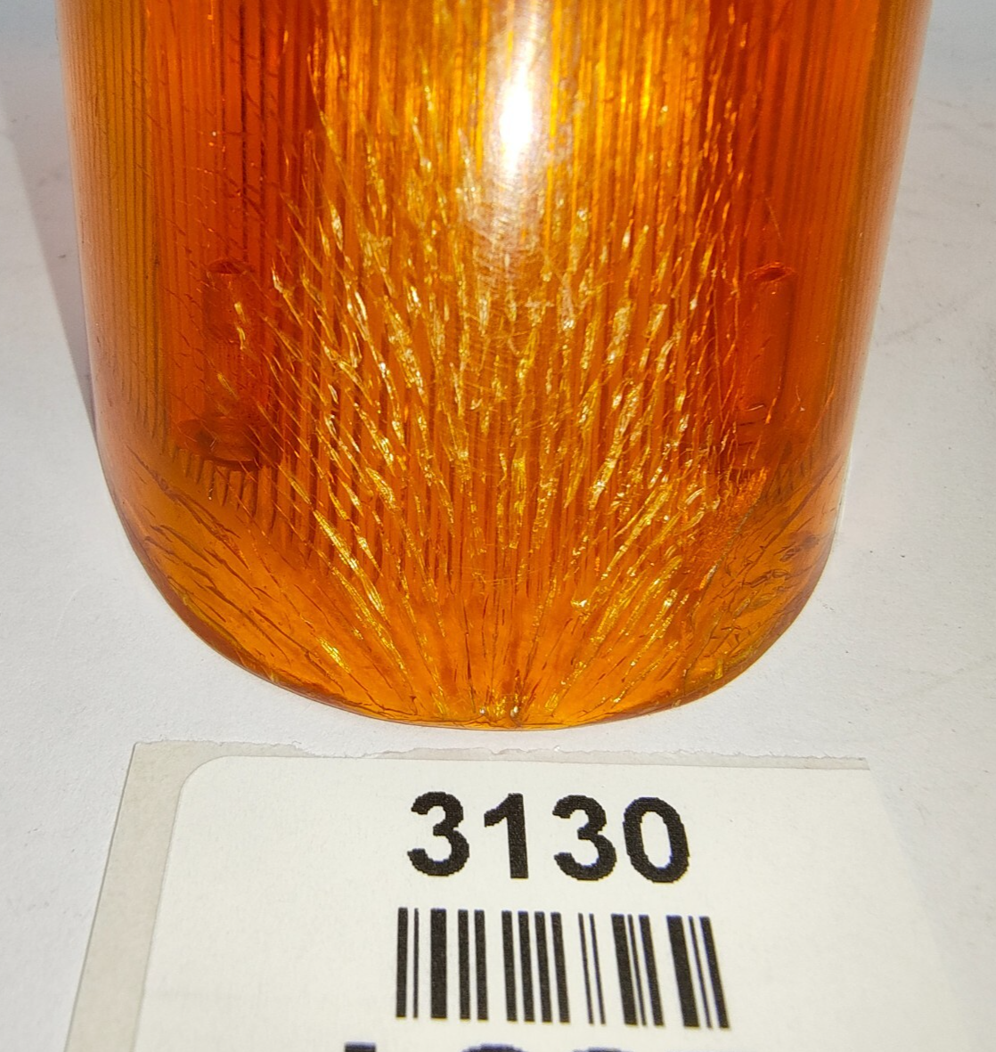 Original plastic Lucas Tail Light L627 amber Lens Used Jaguar MK2 MK9  XK1505