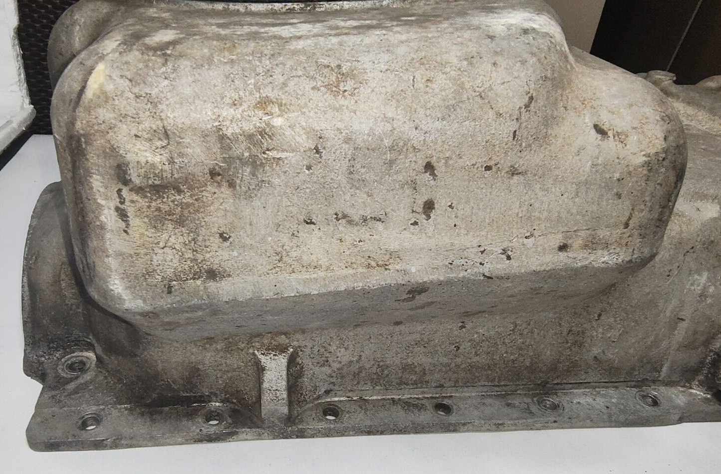 JAGUAR MK 1 2.4  USED FACTORY ORIGINAL ALLOY OIL SUMP PAN -  PART NUMBER C100644
