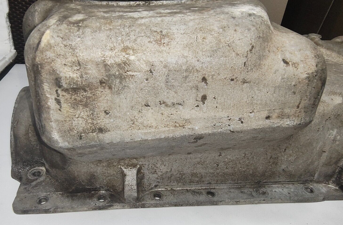 JAGUAR MK 1 2.4  USED FACTORY ORIGINAL ALLOY OIL SUMP PAN -  PART NUMBER C100644