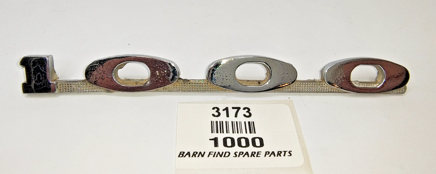 Original Morris 1000 chrome rear emblem for Boot Trunk good used condition1