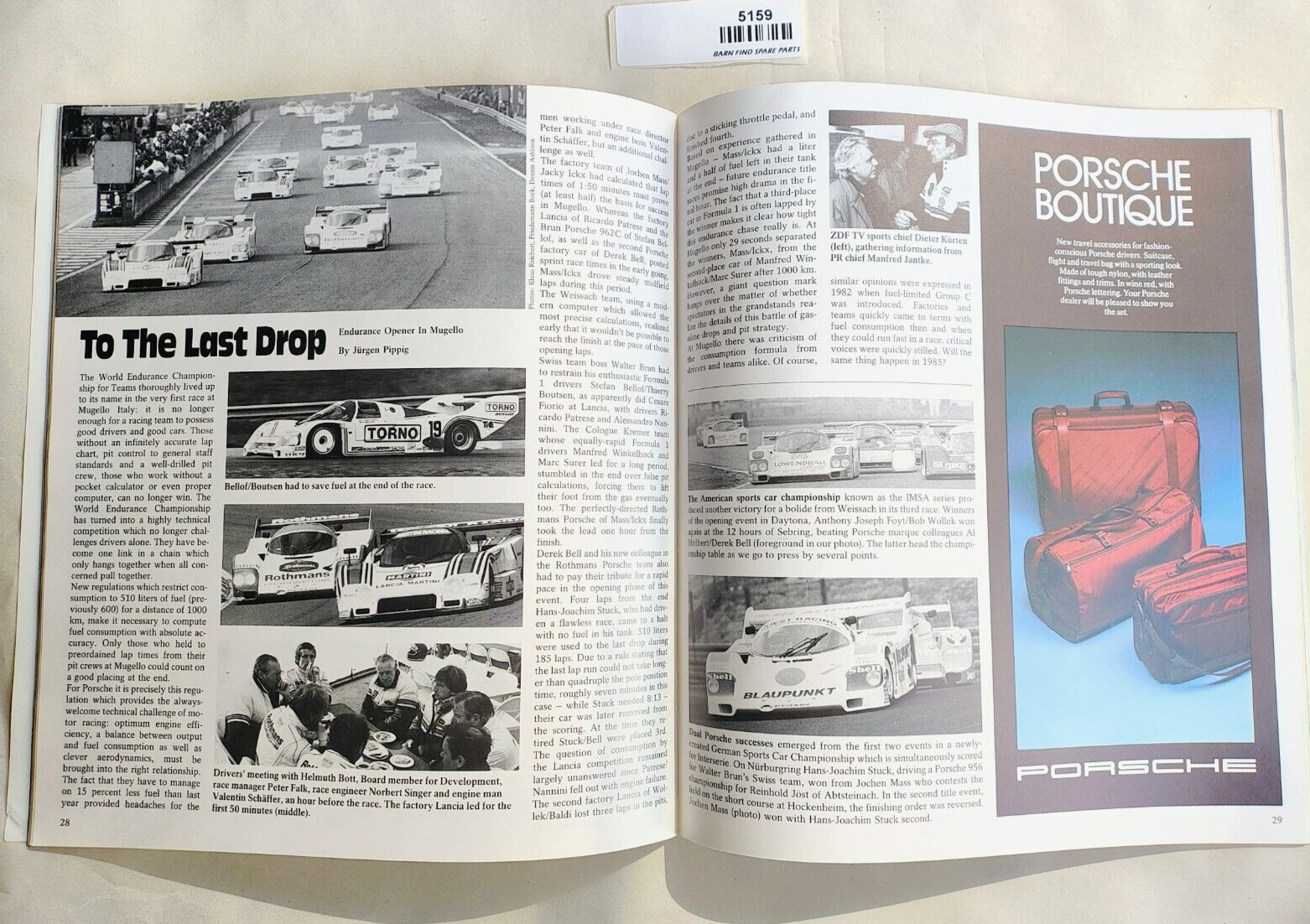 Porsche Christophorus Magazine #177 June 1985 & Porsche Accessories catalogue4