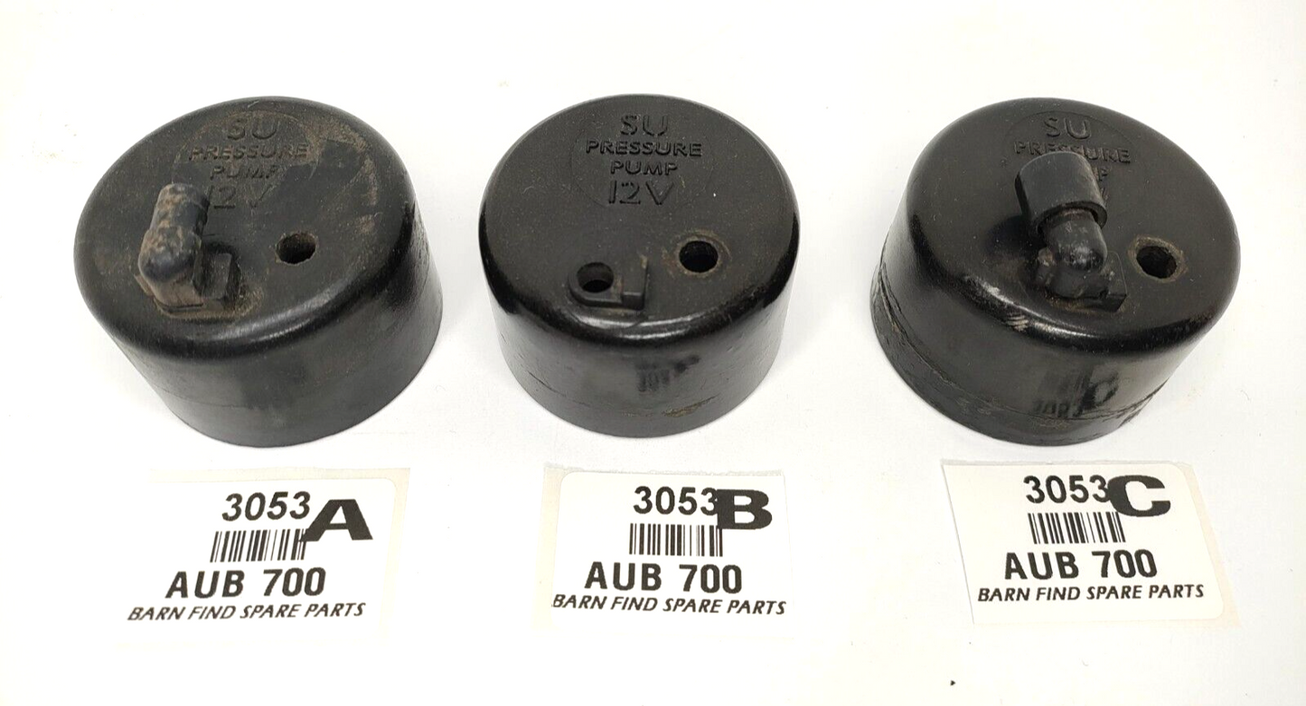 Original SU fuel pump CAP COVER used AUB 700 with Vent holes - sold individually0