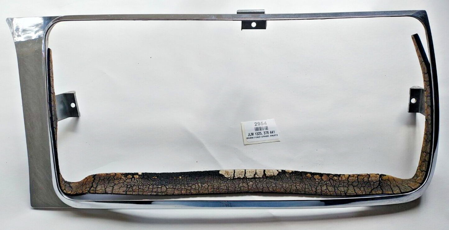 Original Jaguar XJ40 Daimler Headlight Chrome right Surround Bezel Trim JLM 13253