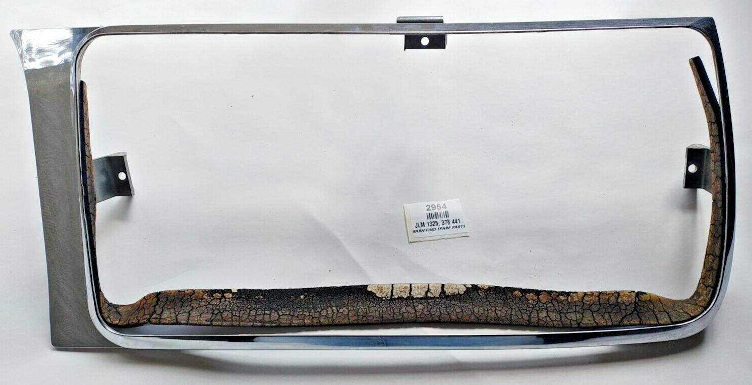 Original Jaguar XJ40 Daimler Headlight Chrome right Surround Bezel Trim JLM 13253