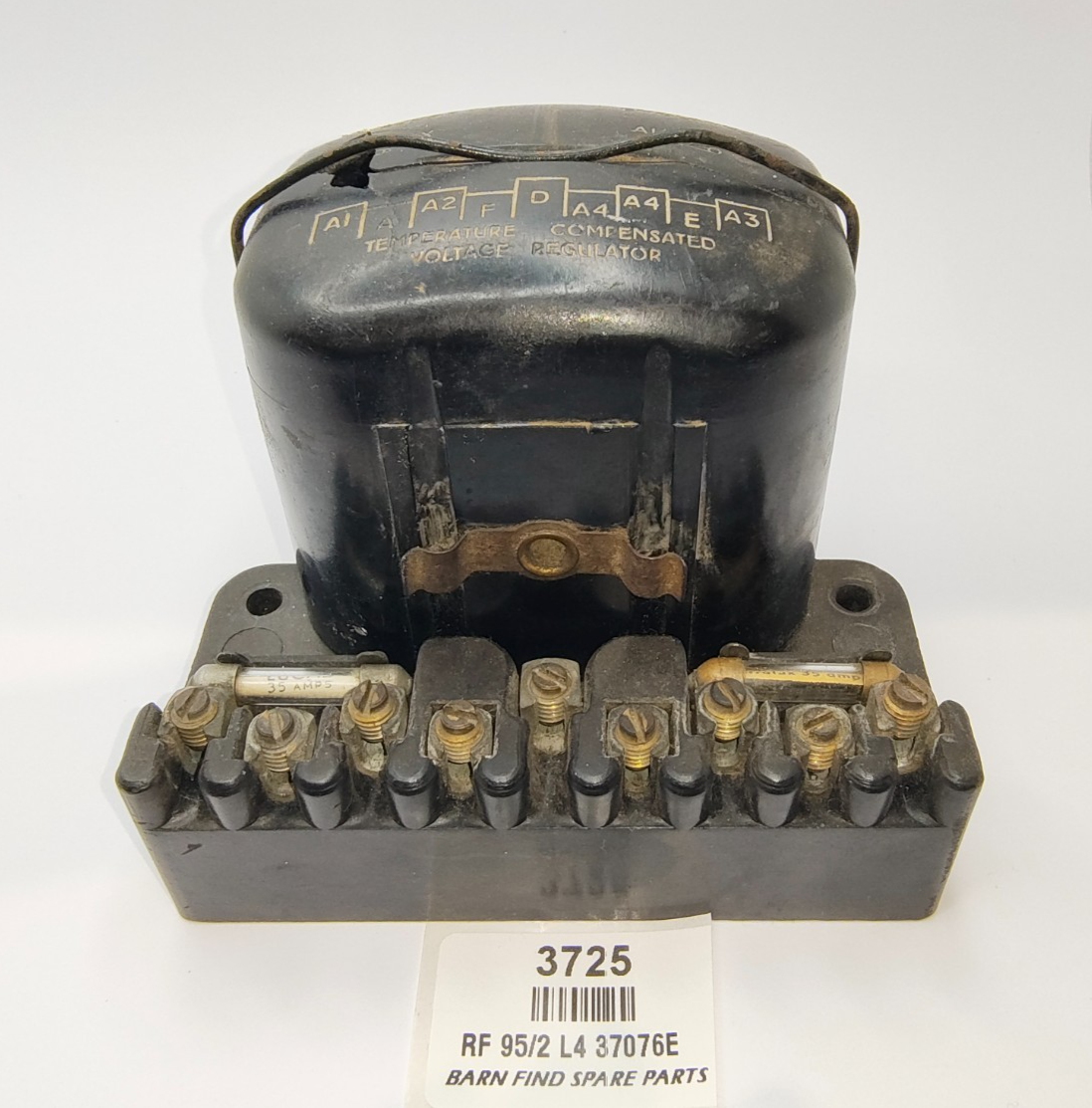 ORIGINAL Used LUCAS RF95/2 L4 12V Voltage Regulator 37076E Date Stamped 9 490
