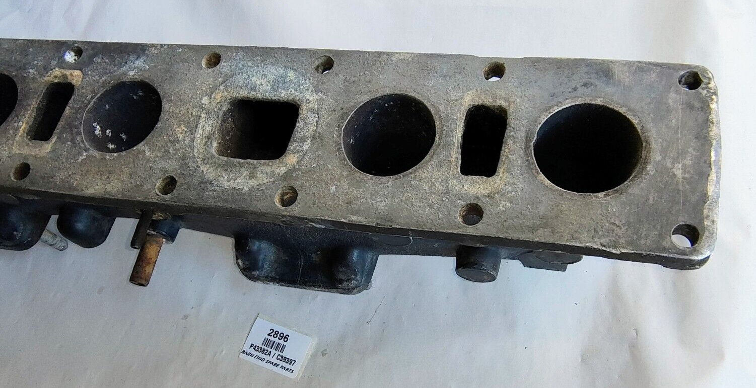 Inlet Manifold Used Original For Twin SU’s P43382A / C39397 To Suit Jaguar XJ620