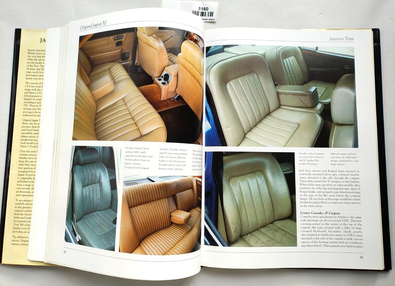 Original Jaguar XJ The Restorer's Guide Series I II III Daimler V12 coupes hard7