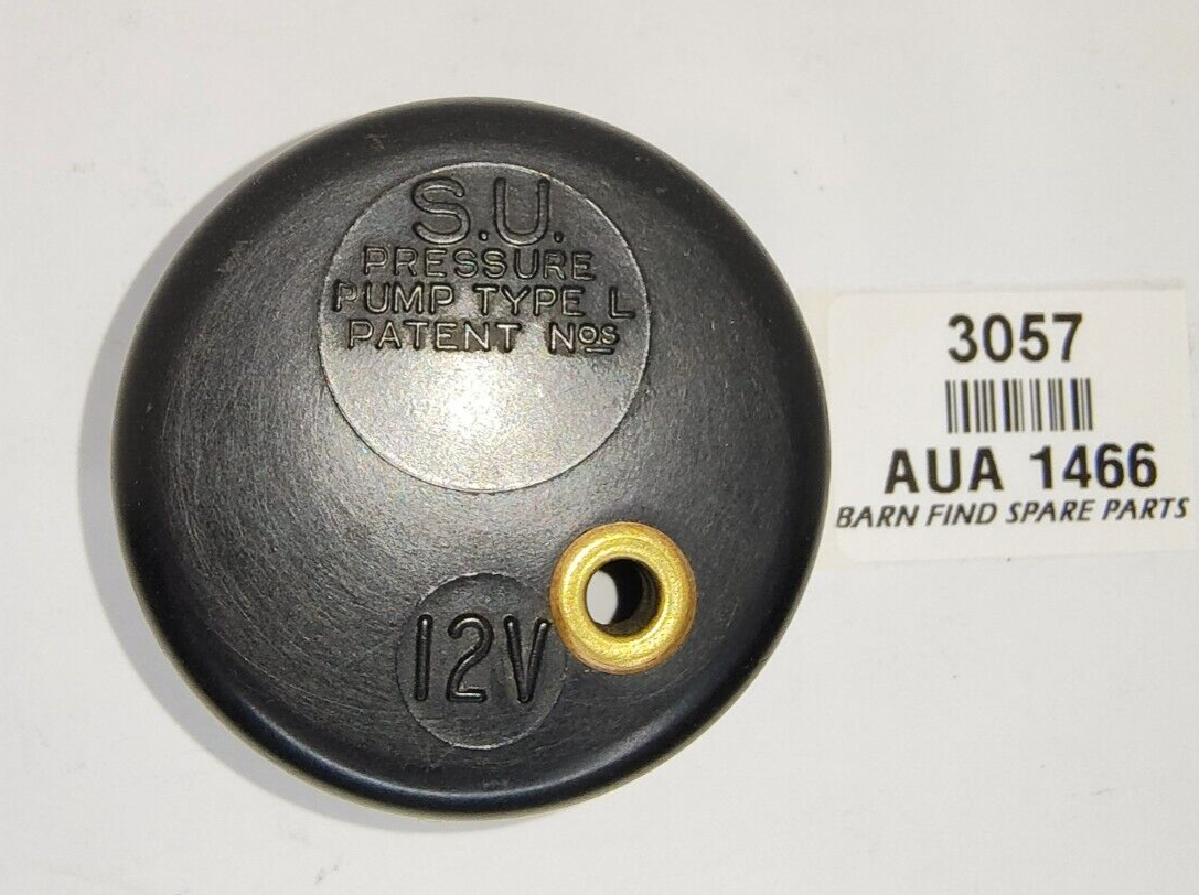 CAP COVER - early SU fuel pump AUA1466 AUA 1466  No Vent hole New Old Stock3