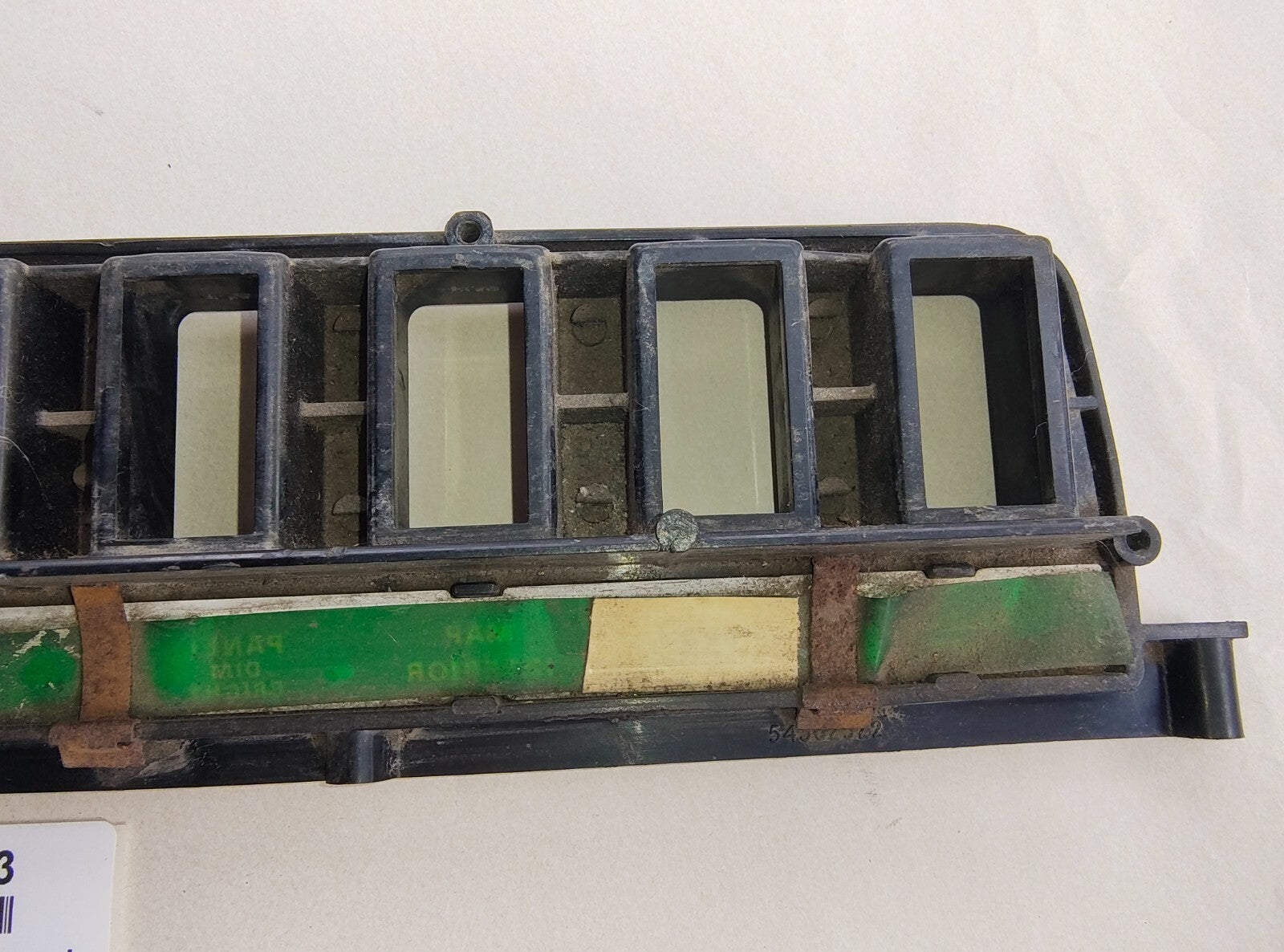 Original Lucas Jaguar XJ6 Dash Switch Panel Middle Console - used 30282U 16727