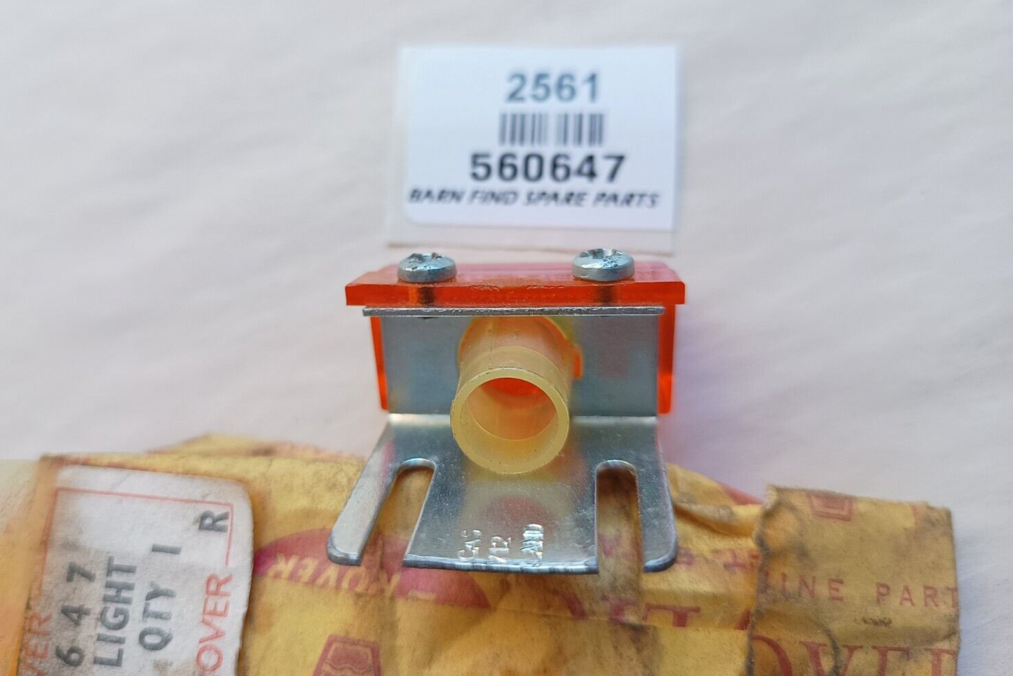 Genuine Land Rover Brake Warning Light Lens 560647 New Old Stock2