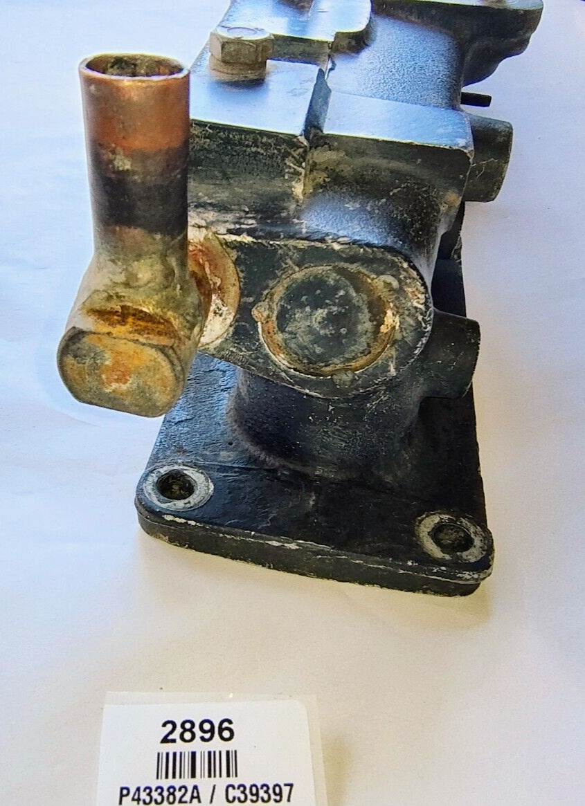 Inlet Manifold Used Original For Twin SU’s P43382A / C39397 To Suit Jaguar XJ611
