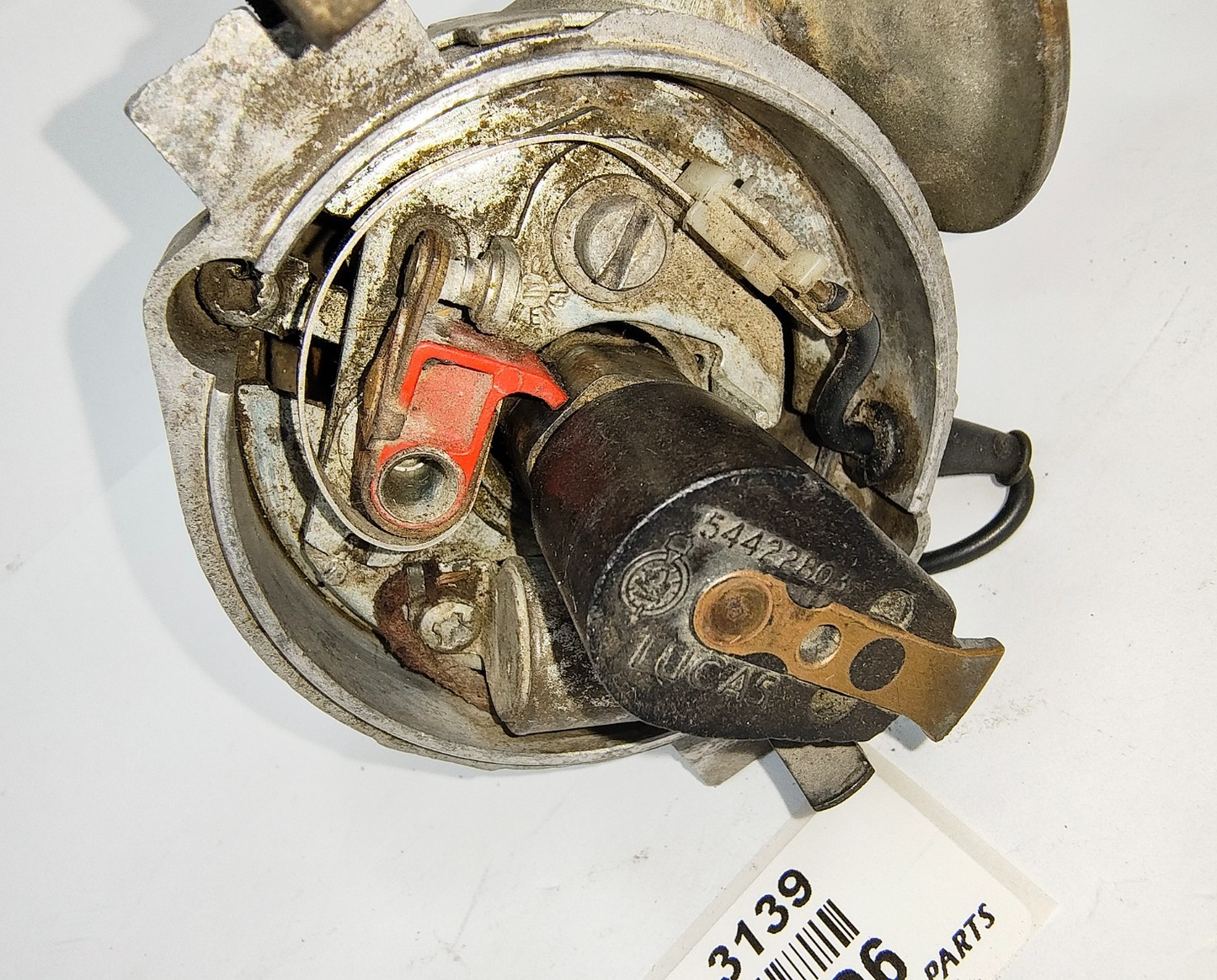 Lucas USED 45D6 41616F type POINTS IGNITION 6 cylinder DISTRIBUTOR Dated 2 7610