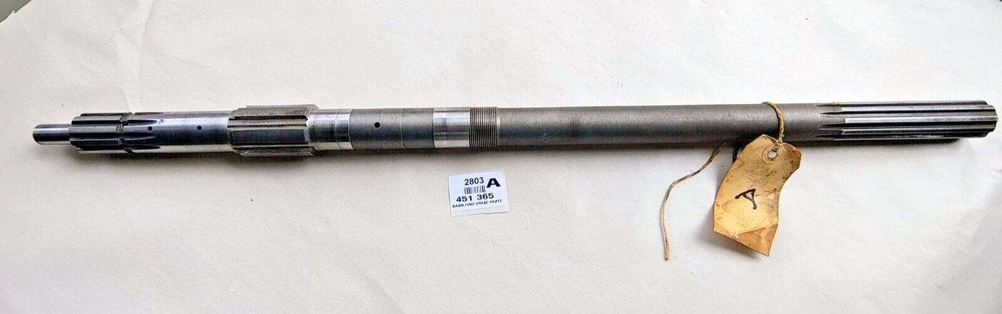 MG Gearbox Mainshaft  451-365 A, Sliding Spline Type, Good  Used Condition8
