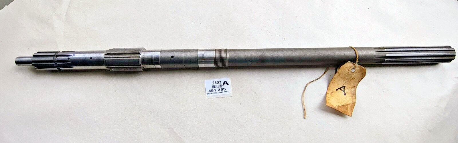 MG Gearbox Mainshaft  451-365 A, Sliding Spline Type, Good  Used Condition8