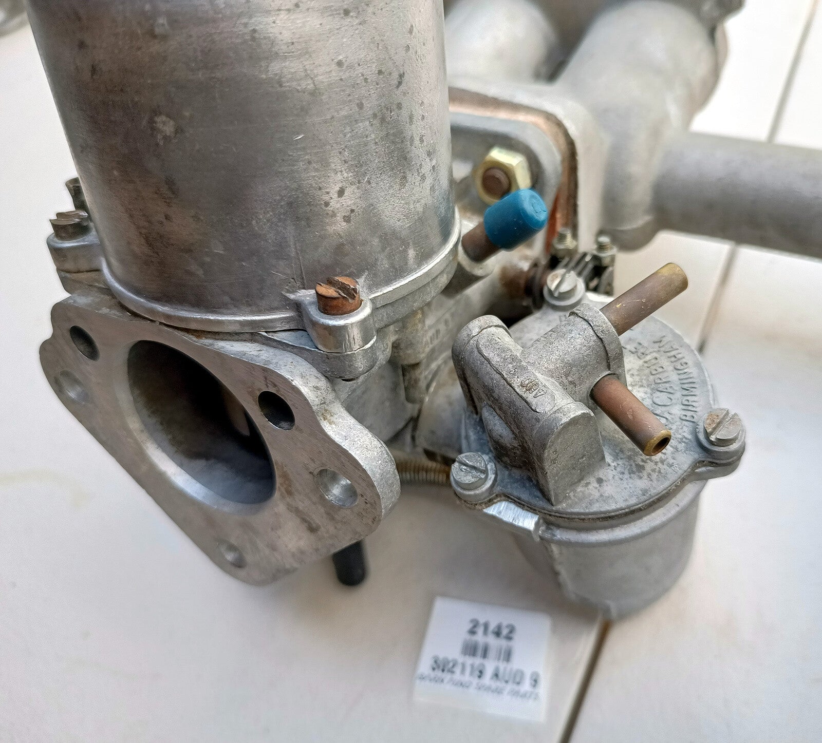 Triumph TR twin 1.75" HS6 SU AUD 9 carburettors High Port Inlet Manifold 3021197