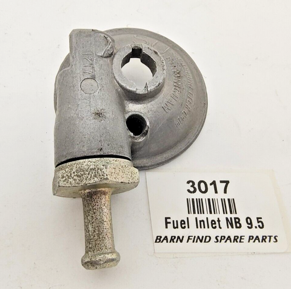 SU Carburettor NOS Fuel Bowl narrow bolt push on clamp style straight 9.5mm 3/8"2