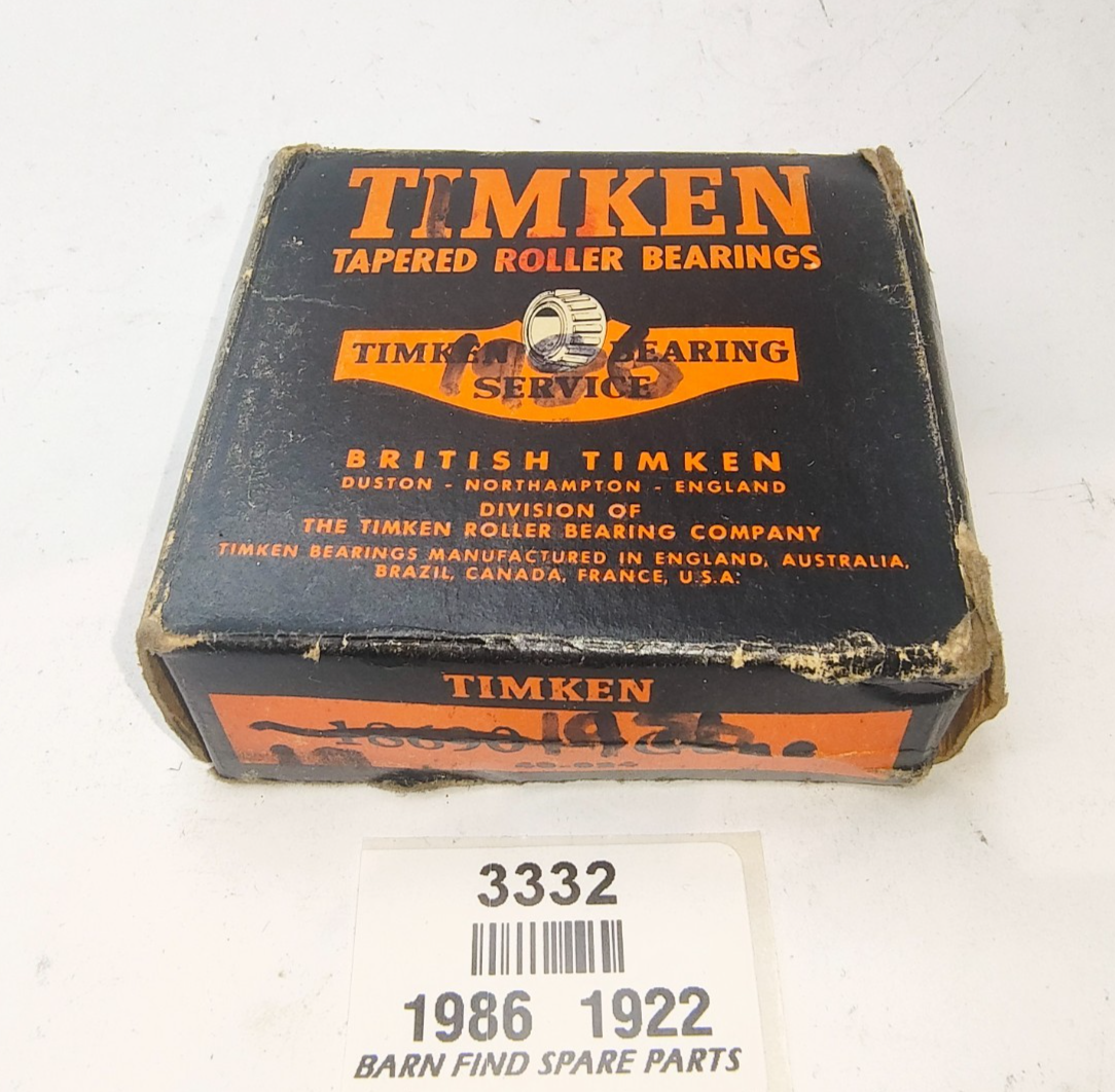 Timken Single Row Tapered Roller Bearing Cone 18690 1986 19220 New Old Stock0