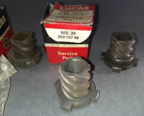Lucas Starter Pinion Sleeve & Nut 2507161