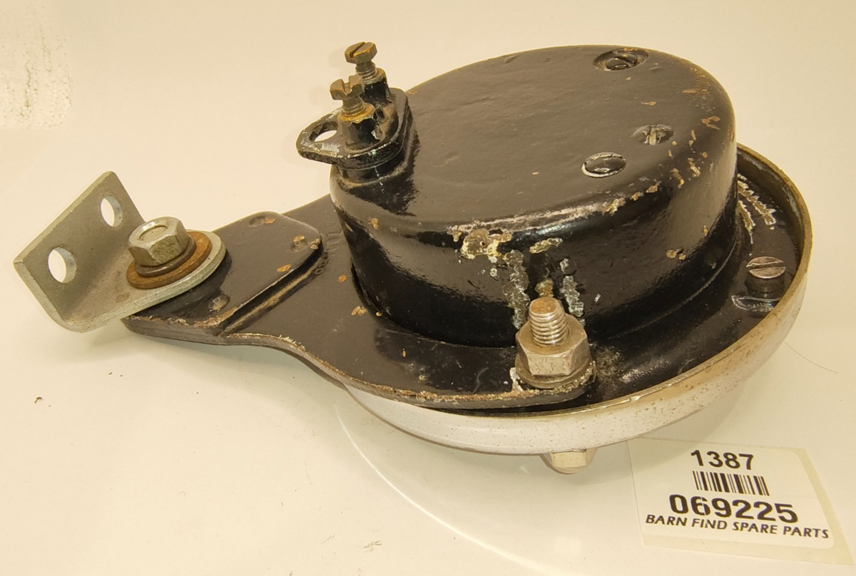 Lucas Original USED Altette 6 Volt 4.5 " High Frequency Horn 069225 & brackets7